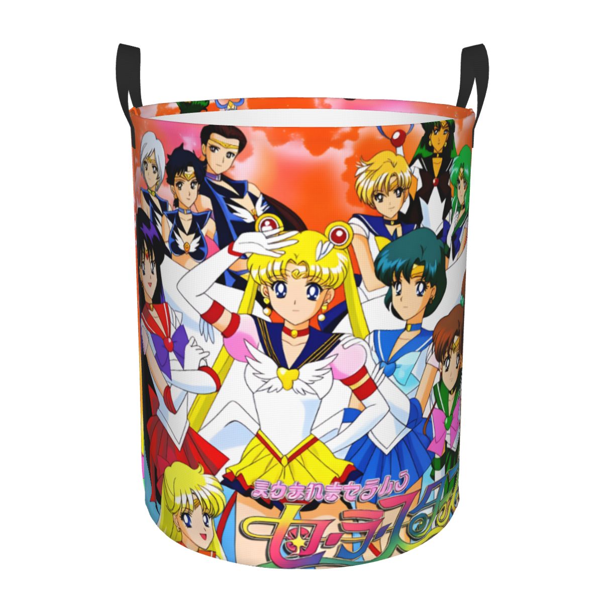 Home Bathroom Gadgets - セーラーチビムーンジュピターランドリーバスケット折りたたみ式マーキュリーマース衣類かご収納ビンバスルーム用