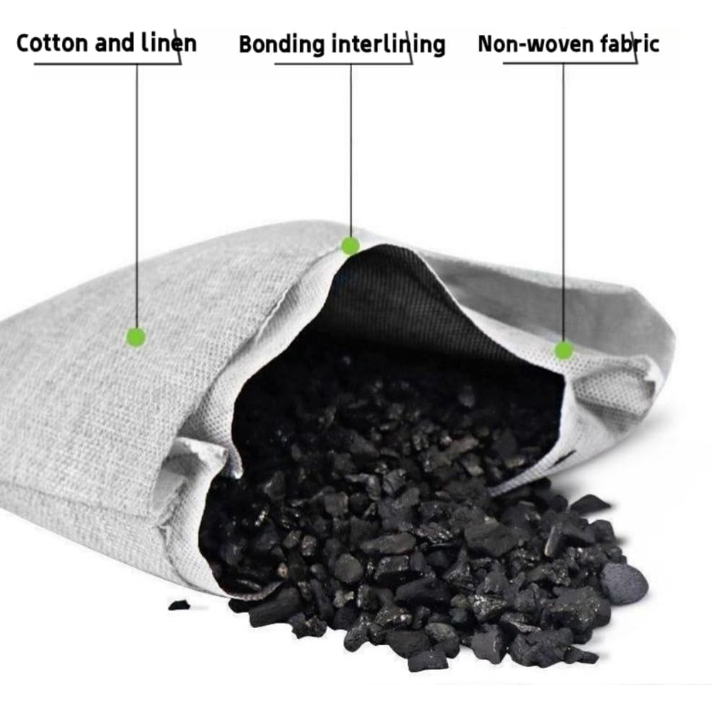 Home Bathroom Carpet - 竹炭空気清浄バッグ 2x200g 消臭剤 再利用可能な天然空気清浄バッグ 家庭、車、ペット、浴室、地下室用