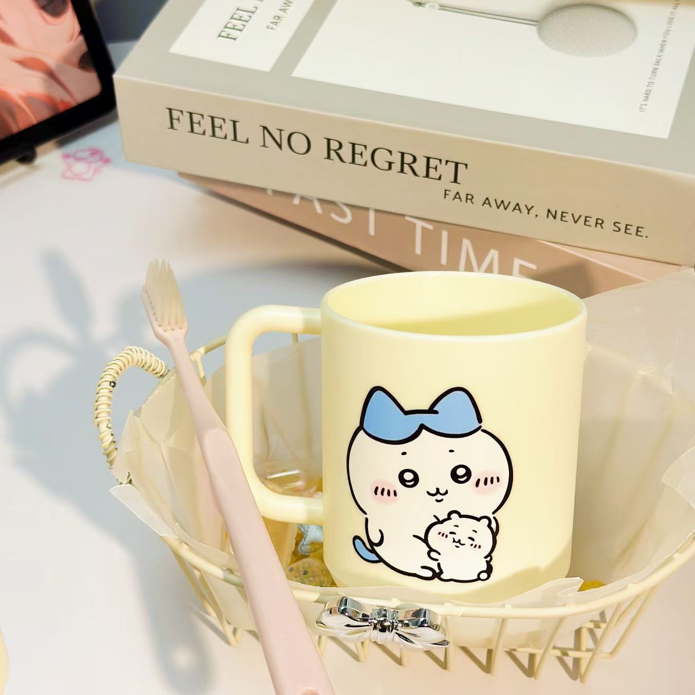 ちいかわうさぎハチワレ プラスチック製うがいカップ かわいい - Home Bathroom Gadgets のレビューと価格