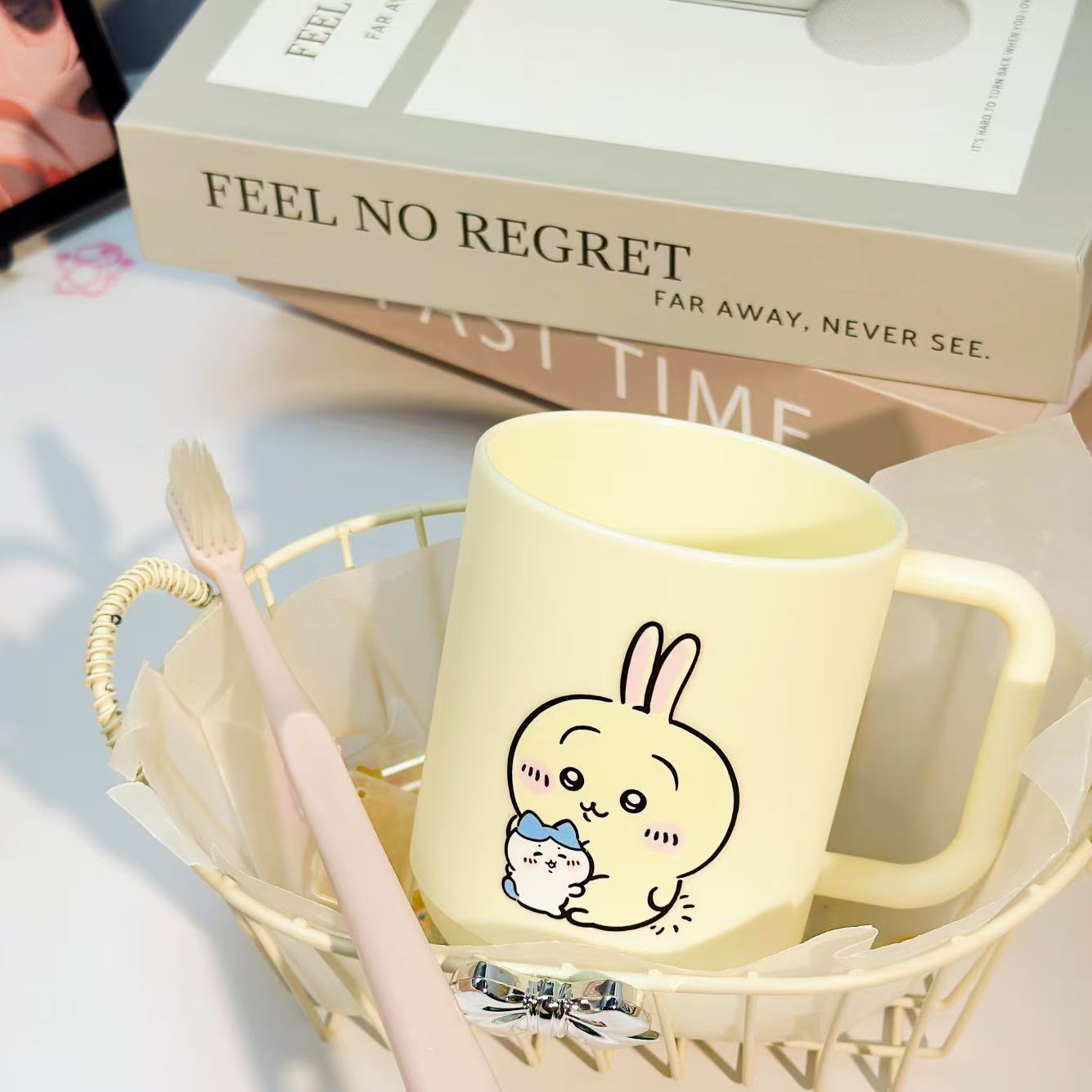 ちいかわうさぎハチワレ プラスチック製うがいカップ かわいい - Home Bathroom Gadgets のレビューと価格