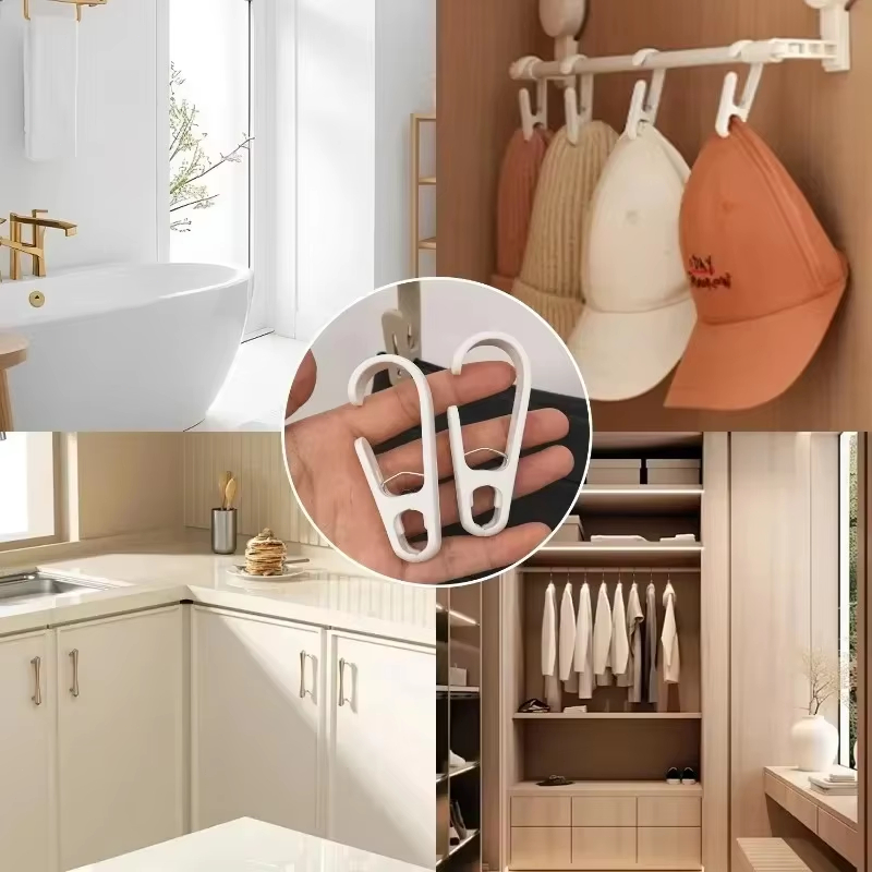 10個入り多目的吊り下げクリップフック ポータブルプラスチッ - Home Bathroom Supplies のレビューと価格
