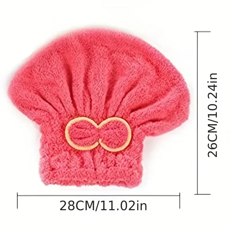 速乾性ヘアキャップ女性ボウタイ入浴帽子マイクロファイバータオ - Home Bathroom Gadgets のレビューと価格