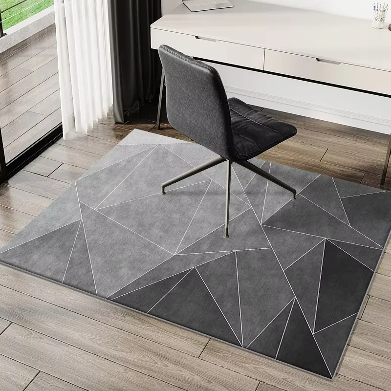 VIKAMA モダンな幾何学模様の椅子フロアマットオフィスコ - Home Bathroom Carpet のレビューと価格