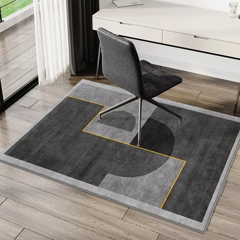 VIKAMA モダンな幾何学模様の椅子フロアマットオフィスコ - Home Bathroom Carpet のレビューと価格