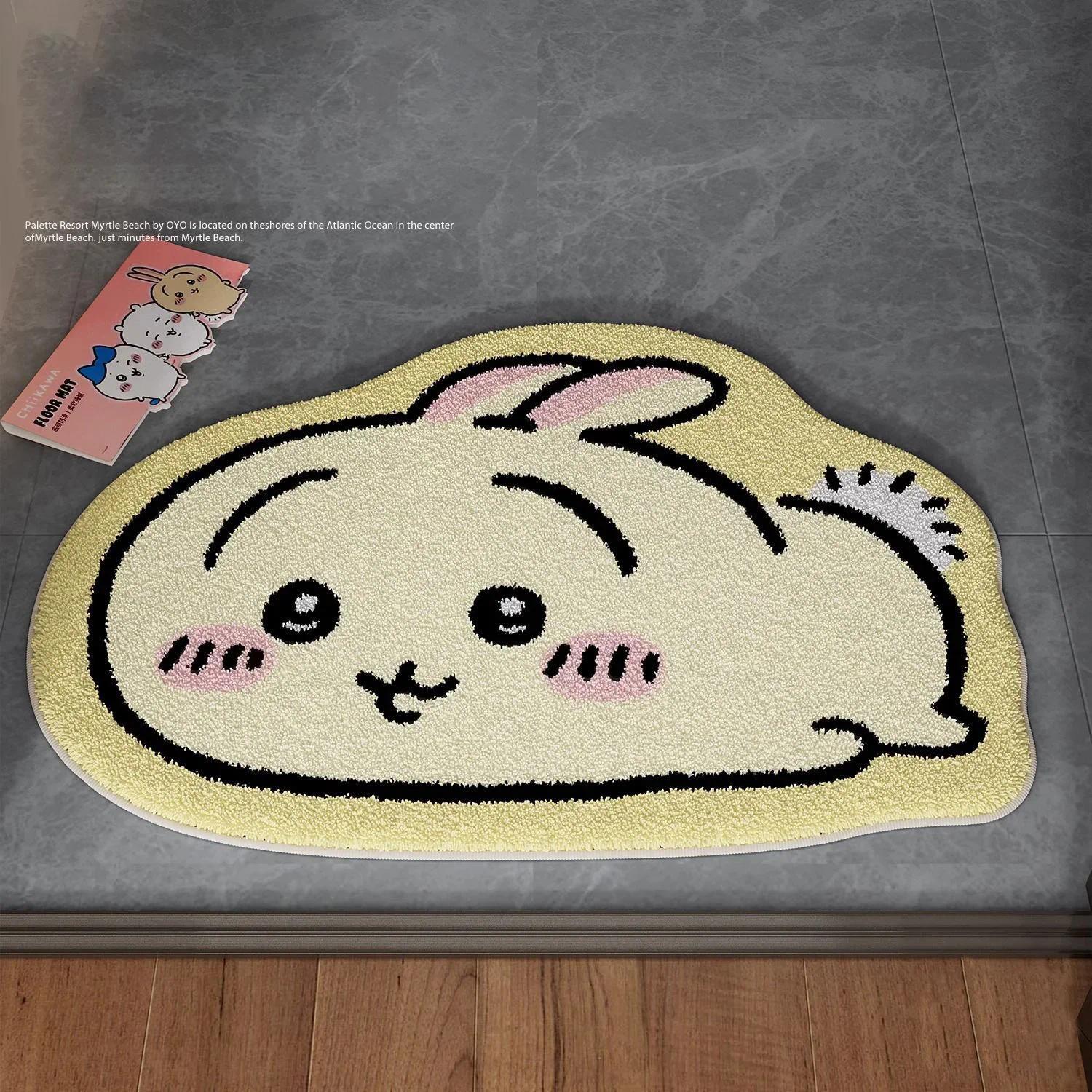 漫画柄バスマット、柔らかくふわふわの吸水性フロアマット、滑り - Home Bathroom Carpet のレビューと価格