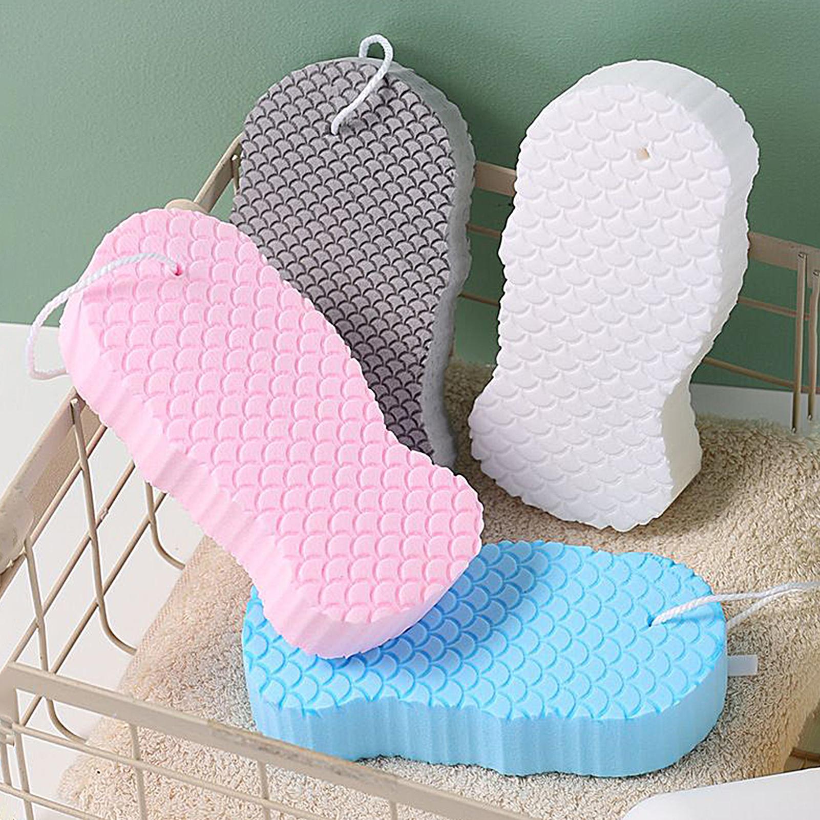 マジック角質除去バススポンジスクラバー、古い角質を除去するた - Home One Bathroom のレビューと価格
