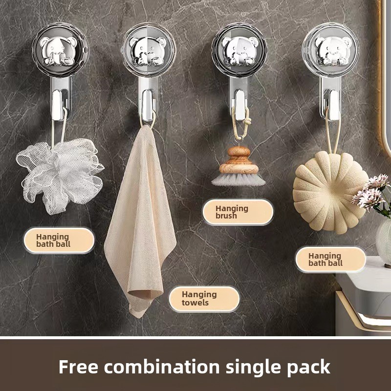 粘着式吸盤キッチンタオルフック、コマンドフック、壁掛けステッ - Home Bathroom Towels のレビューと価格