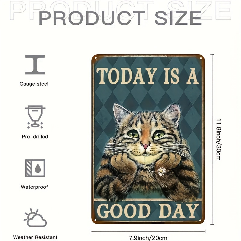 1個入り、ヴィンテージ風ボヘミアン調の金属製ウォールアートサ - Home Bathroom Signs のレビューと価格