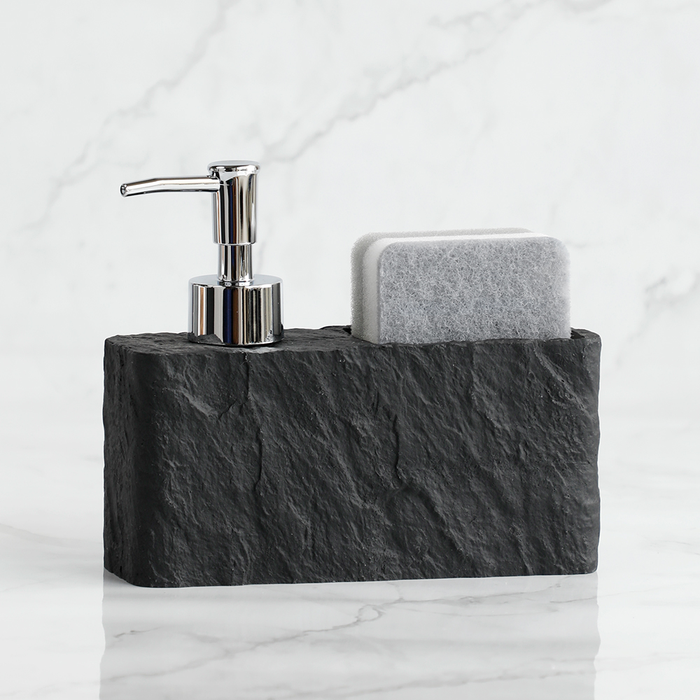 スポンジ付きソープディスペンサー キッチンシンクとバスルーム - Home Bathroom Soap Dispenser のレビューと価格