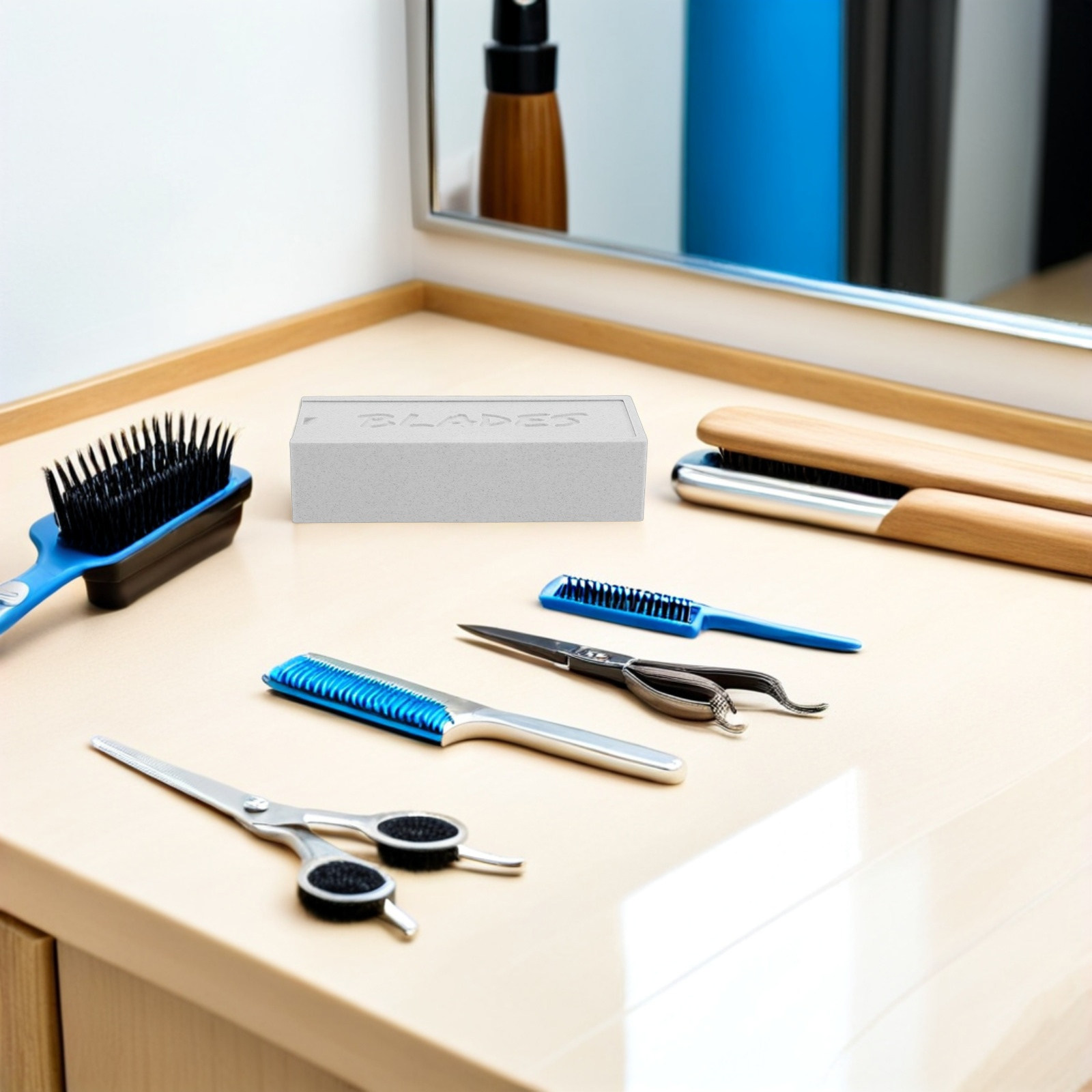 白い二重コンパートメントの刃収納ケース、家庭用浴室や理髪店用 - Home One Bathroom のレビューと価格
