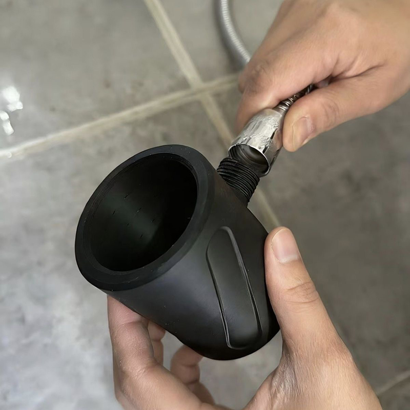 高圧ハンドヘルドシャワーヘッド、男性用洗浄スパイラルノズル、 - Home Bathroom Gadgets のレビューと価格