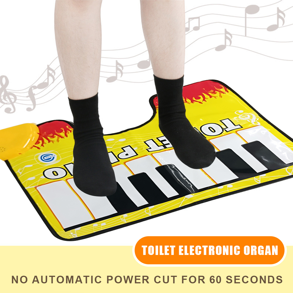トイレピアノマット ノベルティおまるピアノ 音が出るカーペッ - Home Bathroom Carpet のレビューと価格