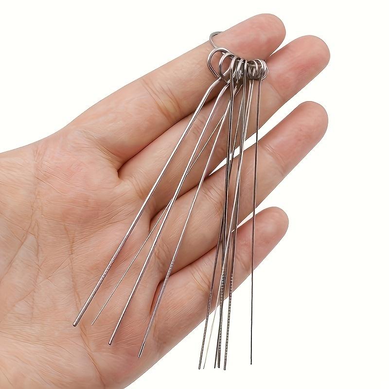 10本のステンレス製ニードルシャワーヘッド洗浄ブラシセット、 - Home Bathroom Gadgets のレビューと価格
