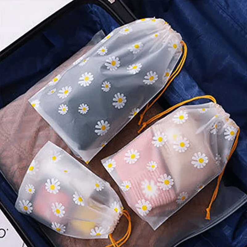 10 個透明防水旅行化粧品バッグタオル靴下プラスチック巾着収 - Home Bathroom Gadgets のレビューと価格