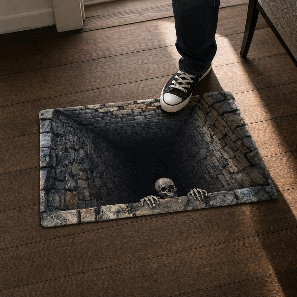 3Dストーンホールイリュージョンドアマット ハロウィンパーテ - Home Bathroom Cleaning Machine のレビューと価格