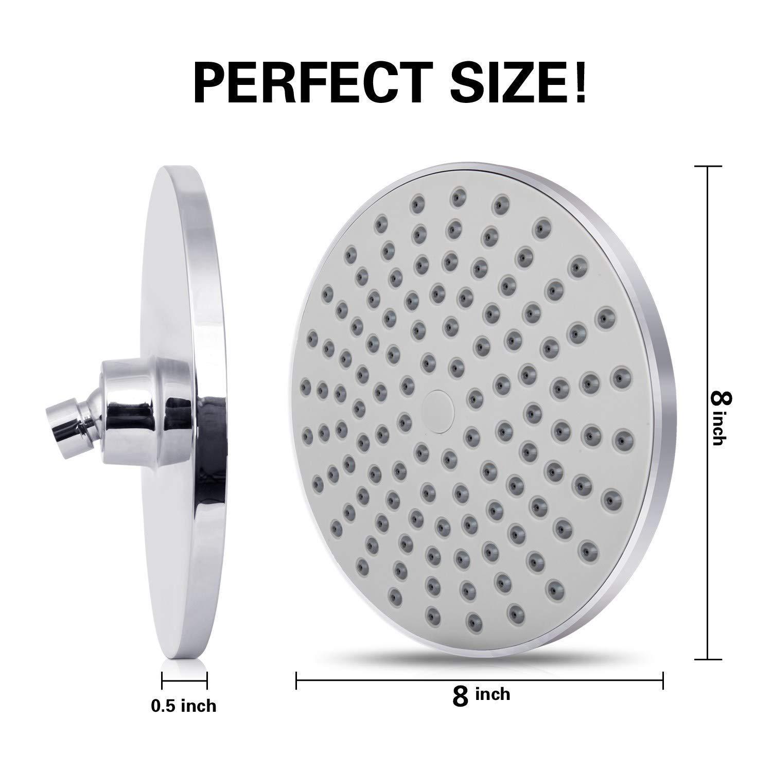 レインフォールシャワーヘッド 大型パネル 大流量 スーパーチ - Home Bathroom Gadgets のレビューと価格