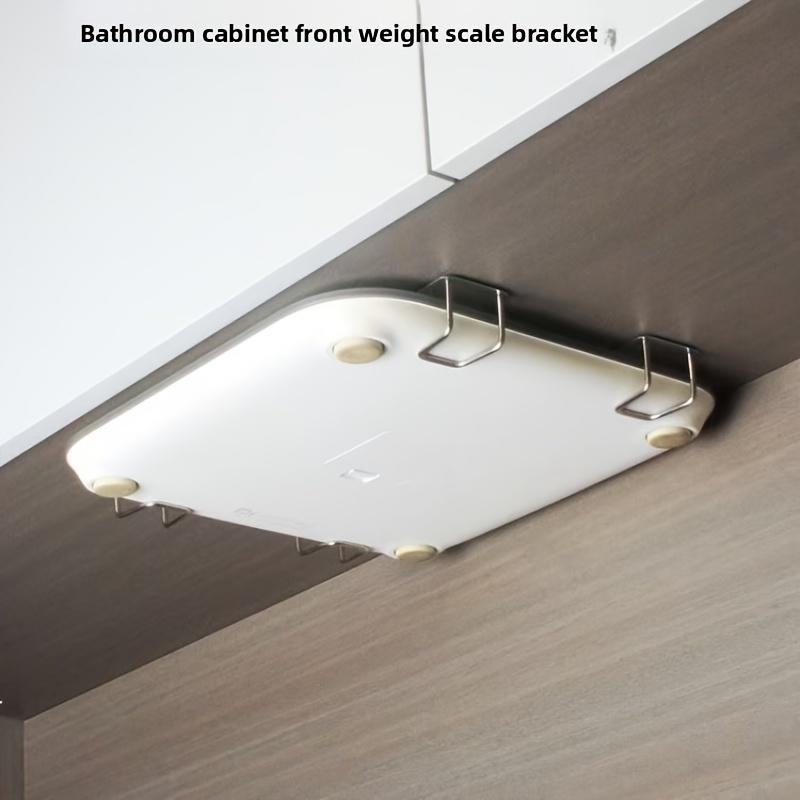 新しい壁掛け体重計収納ラックユニバーサルブラケット跡のない貼 - Home Bathroom Door Design のレビューと価格