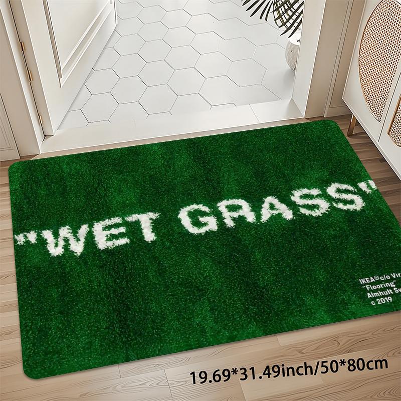 VIKAMA ライトラグジュアリー ウェットグラスグリーンフ - Home Bathroom Carpet のレビューと価格