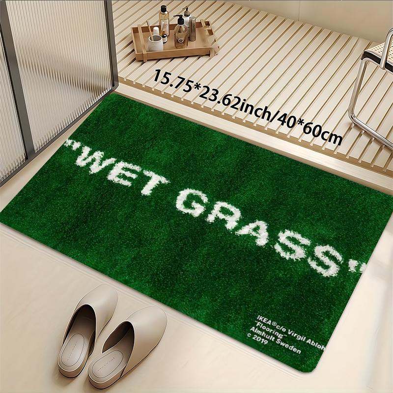 VIKAMA ライトラグジュアリー ウェットグラスグリーンフ - Home Bathroom Carpet のレビューと価格