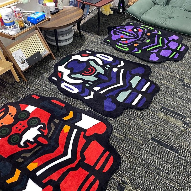 新世紀エヴァンゲリオンデザイナーぬいぐるみラグソフトドアマッ - Home Bathroom Carpet のレビューと価格