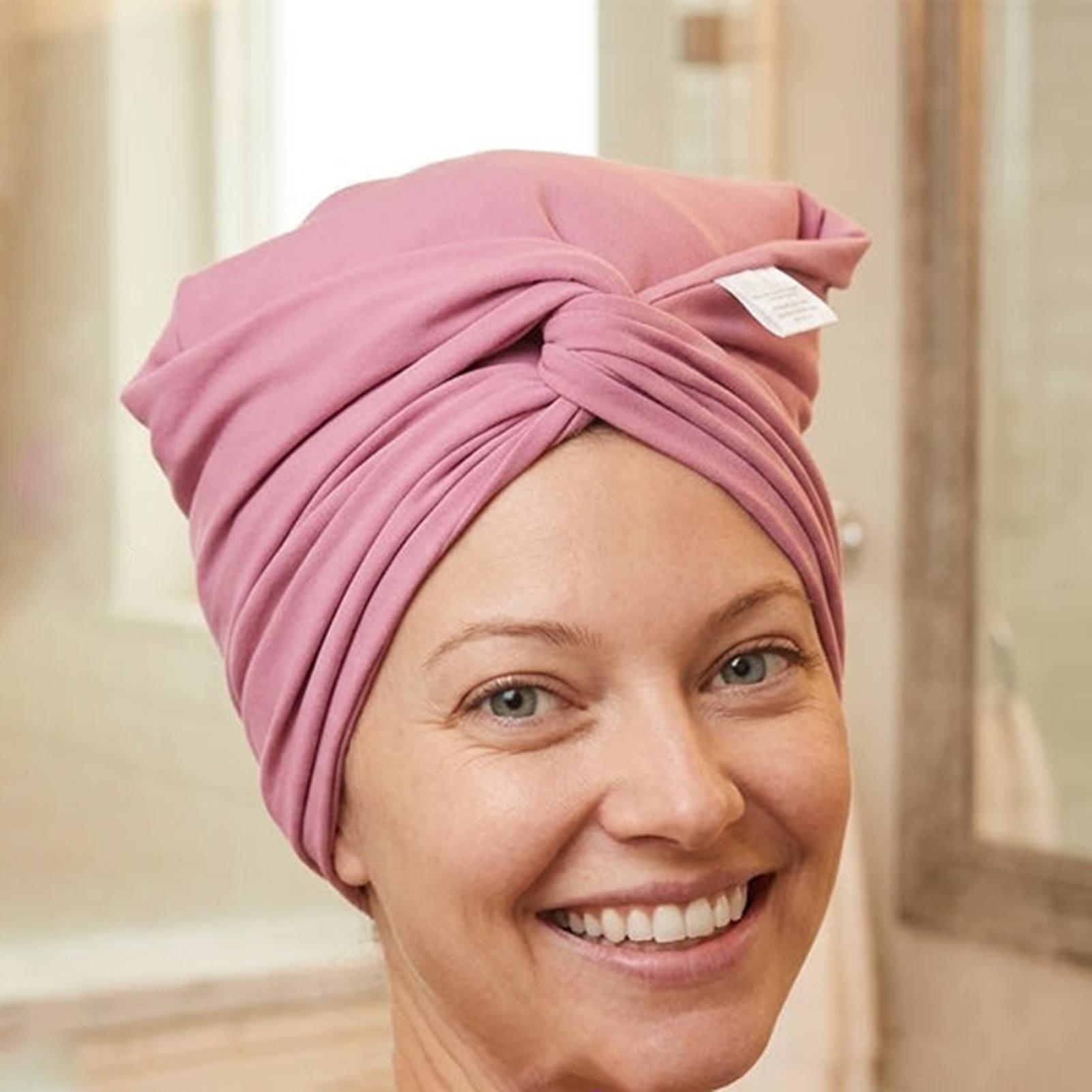 ソフト吸水ヘアターバンタオル、縮れ防止スーパーヘアタオル、女 - Home Bathroom Towels のレビューと価格